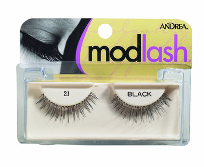 Andrea Mod Strip Lash Pair Style 21 black (Pack of 4)