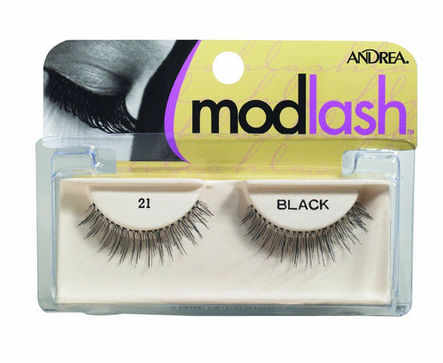 Andrea Mod Strip Lash Pair Style 21 black (Pack of 4)